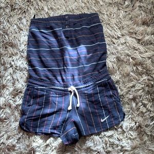 Nike Navy and stripe Romper